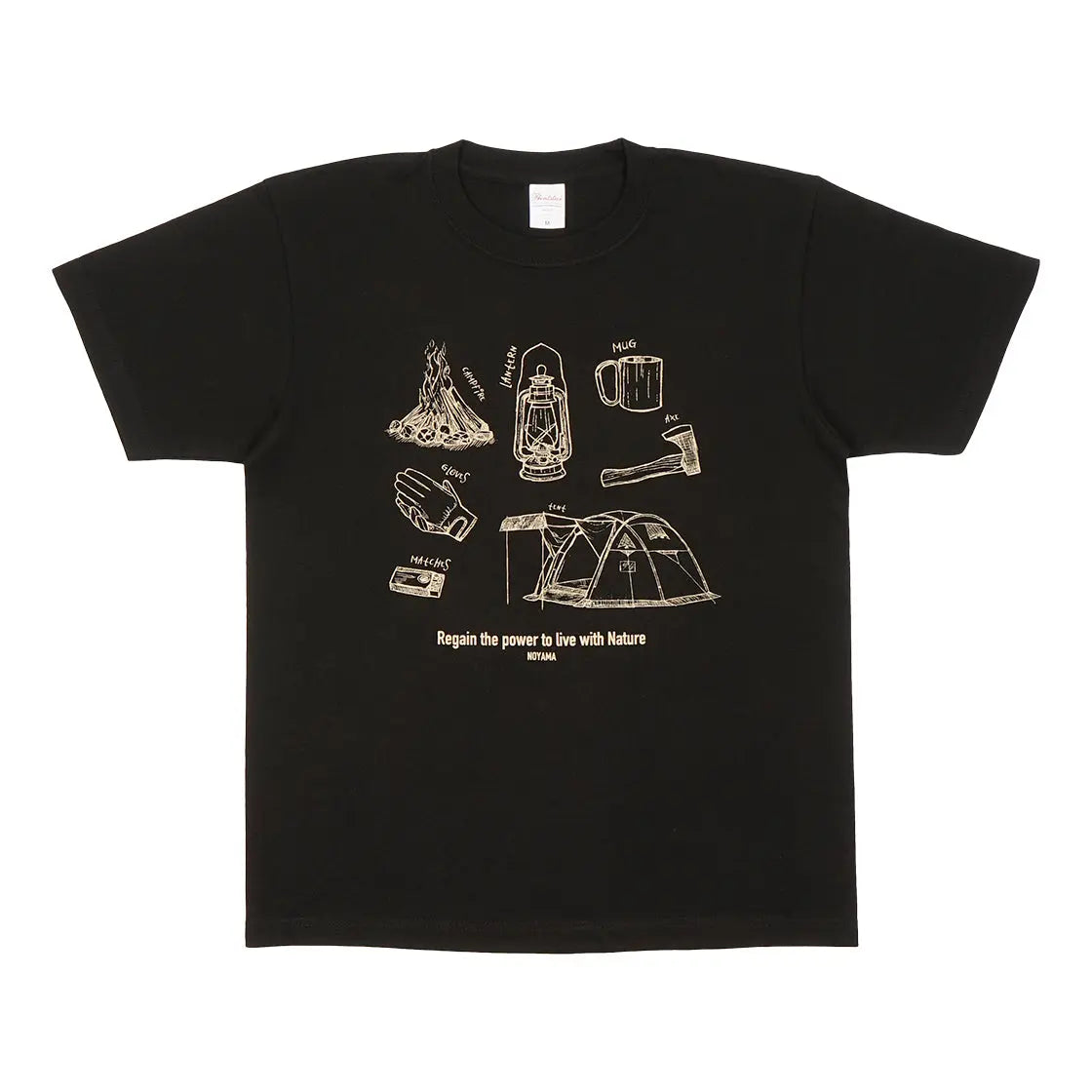 NOYAMA Tシャツ(CAMER CODE 黒) NOYAMA